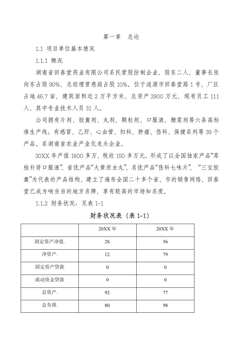 10亩药材种植基地扩建项目建议书