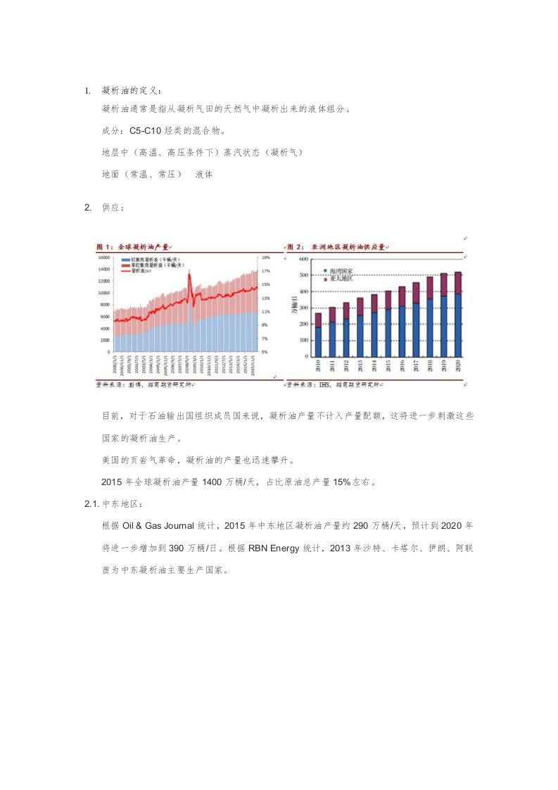 凝析油研究