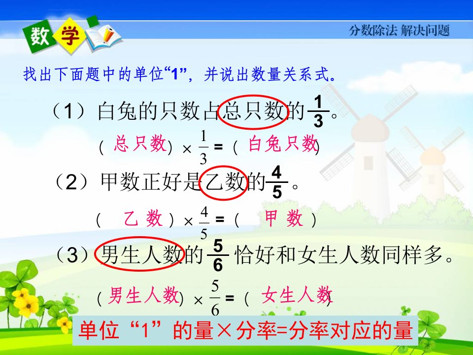 分数除法解决问题一课件ppt