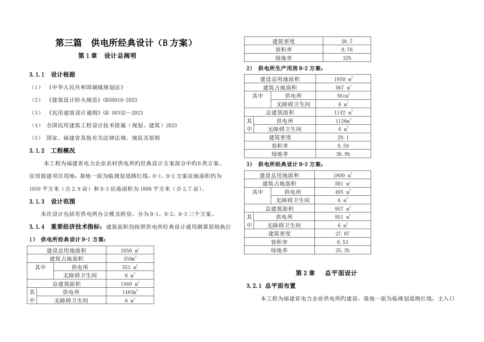 方案说明类