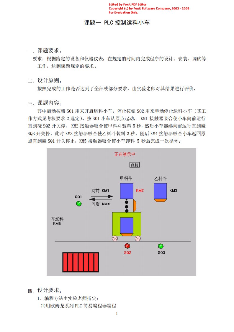 欧姆龙PlC编程实例