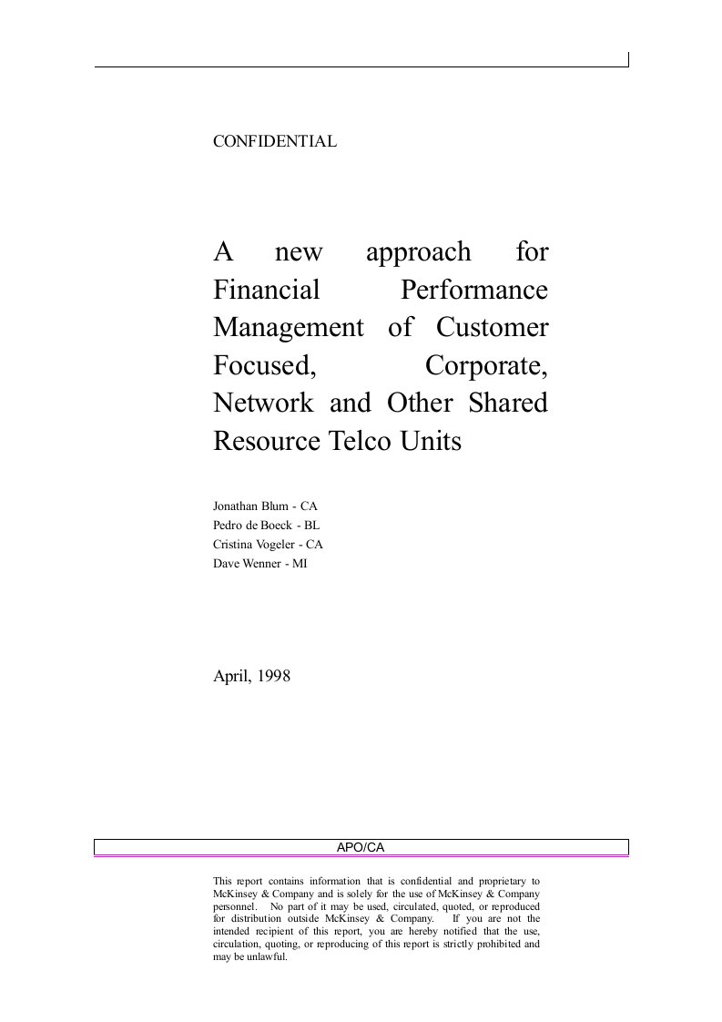 financialperformancemgmtintelco(doc29)-经营管理