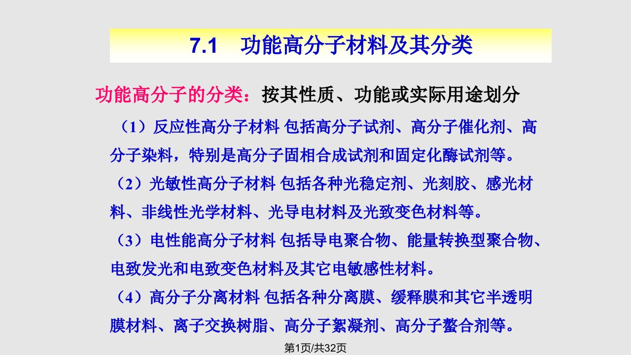 精细化工新材料与新技术PPT课件