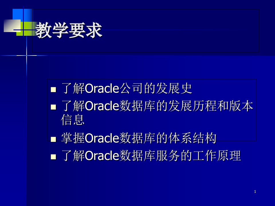 Oracle基础知识讲解