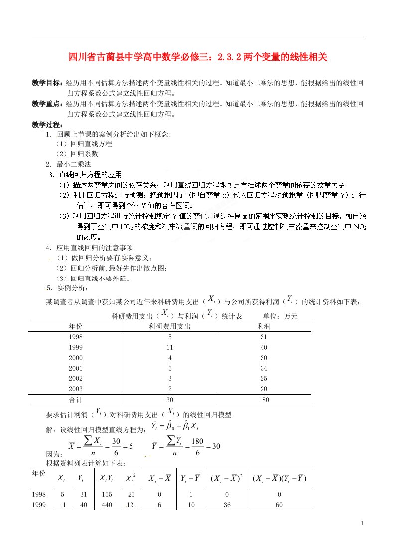 四川省古蔺县中学高中数学