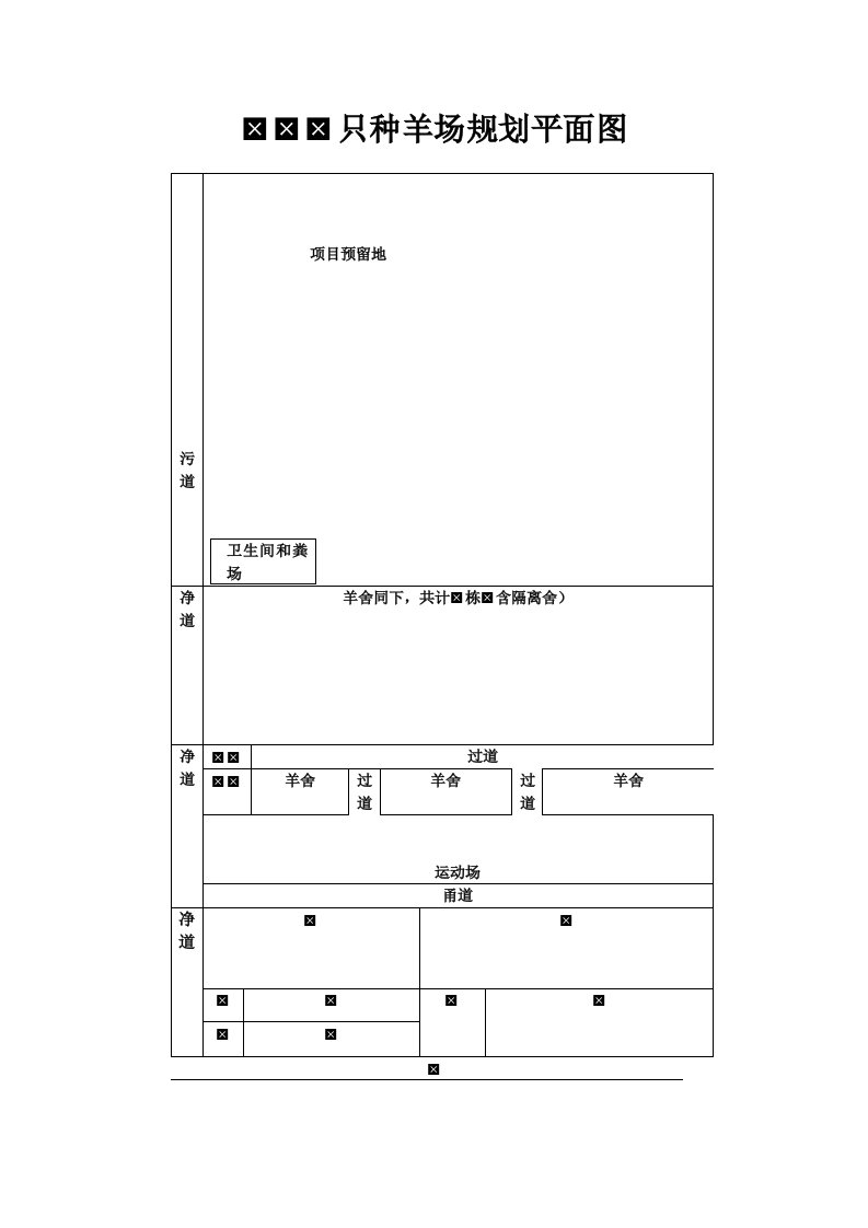 500只羊场规划设计图