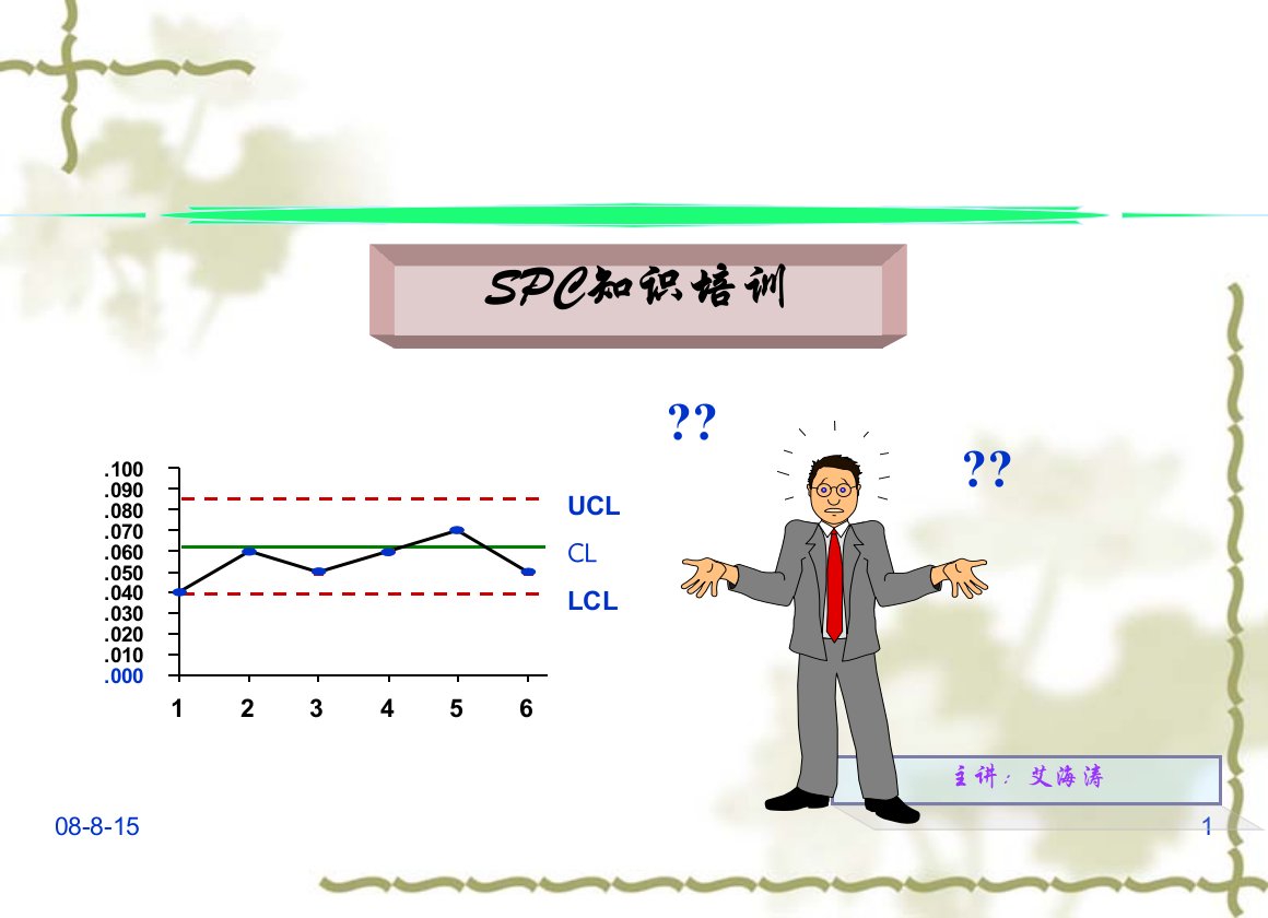 SPC控制图培训教材(PPT