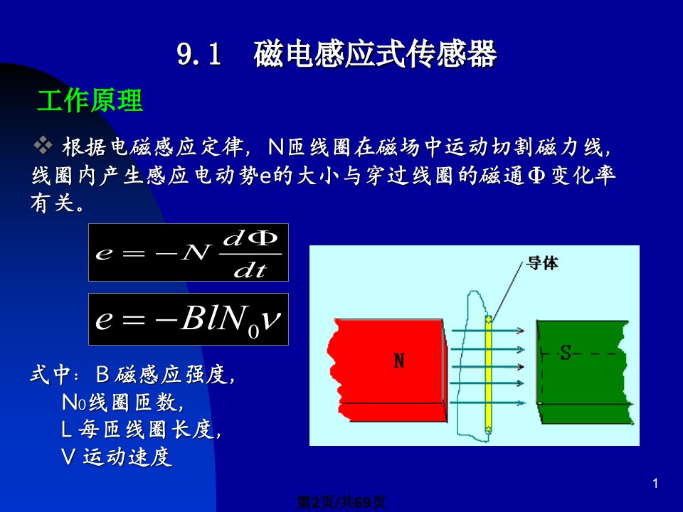 磁电式传感器第九章