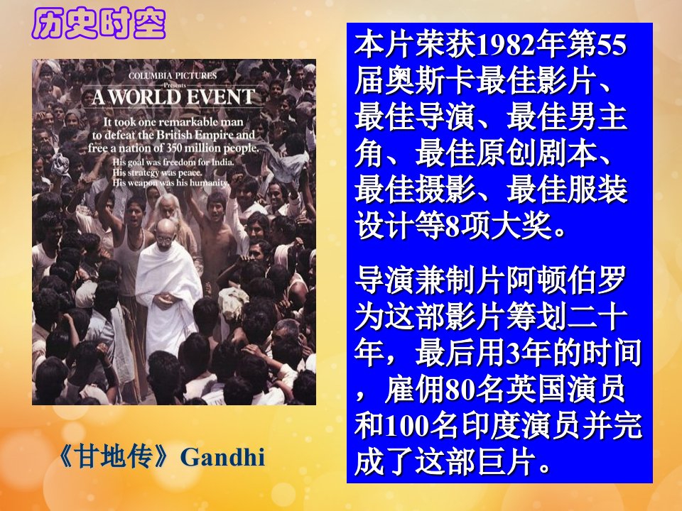 高中历史专题四“亚洲觉醒”的先驱三圣雄甘地教学课件6人民版选修4