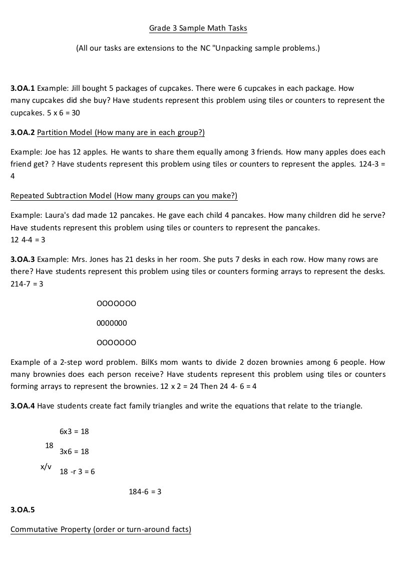 Grade3SampleMathTasks