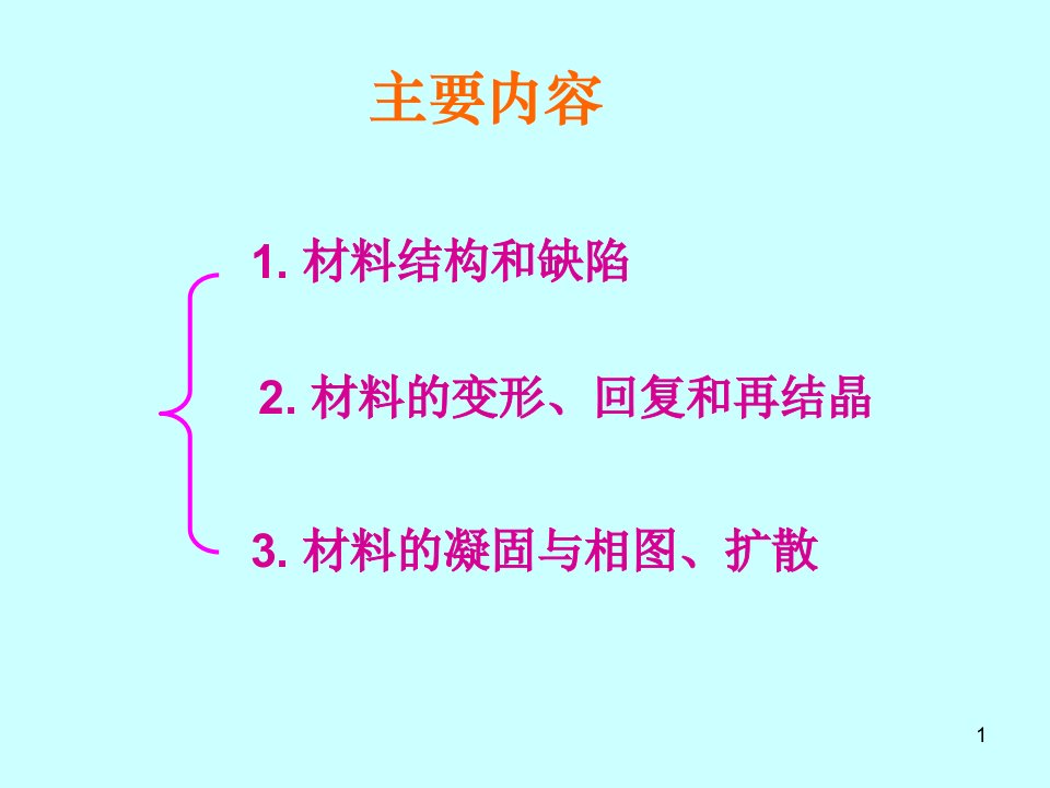 材料科学基础课程总结wq