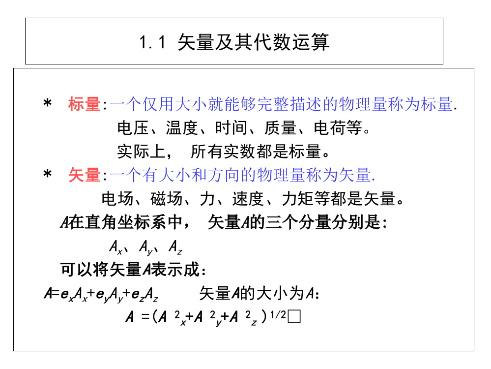 梯度是一个矢量在直角坐标系中