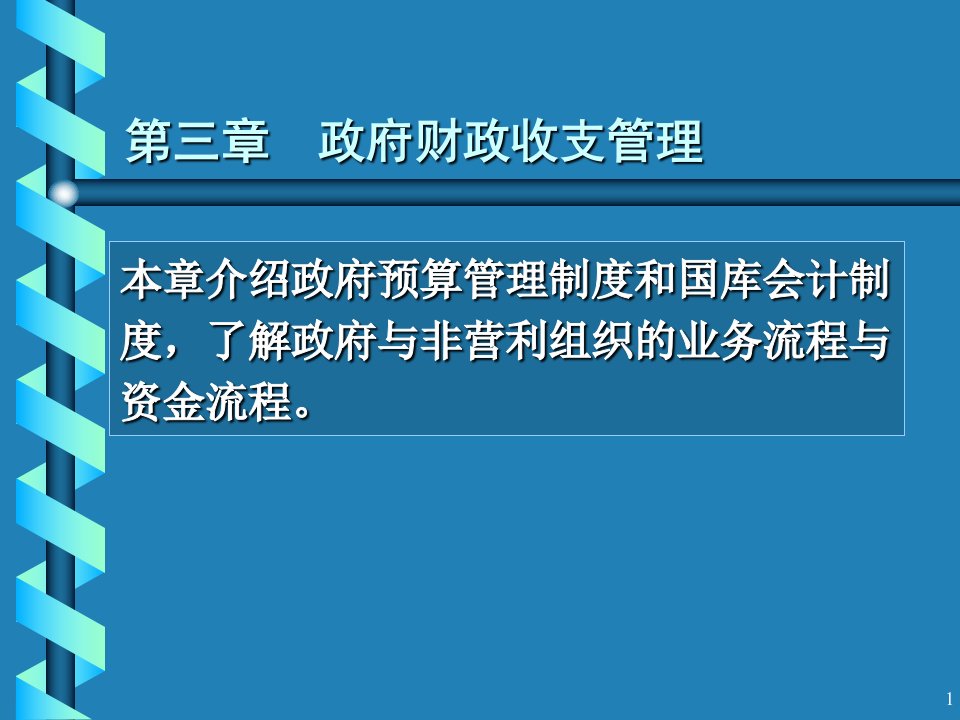 《政府财政收支管理》PPT课件