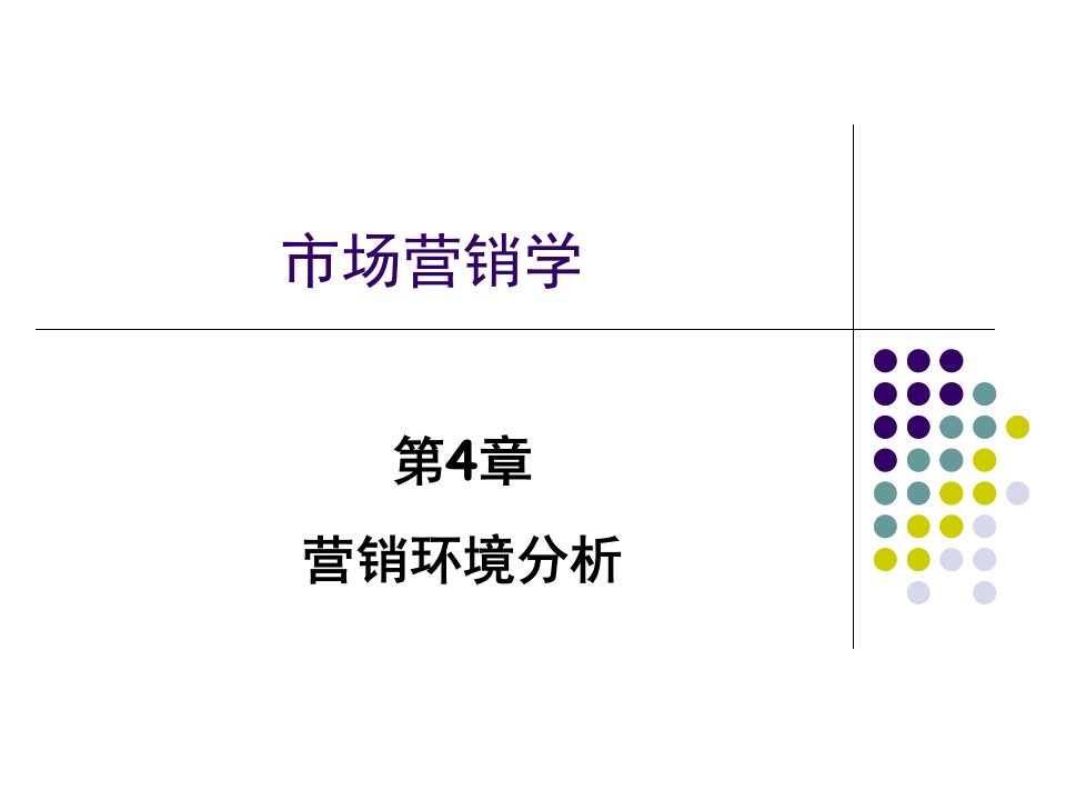 第4章营销环境分析