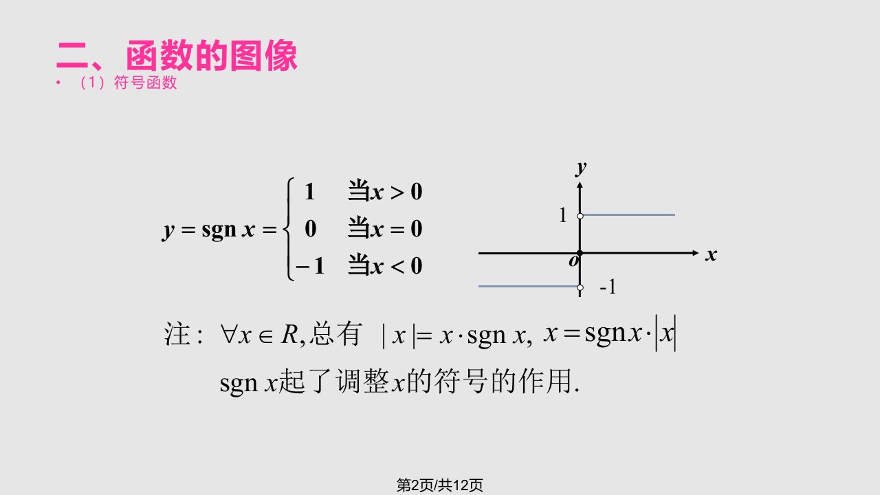 一章函数学习