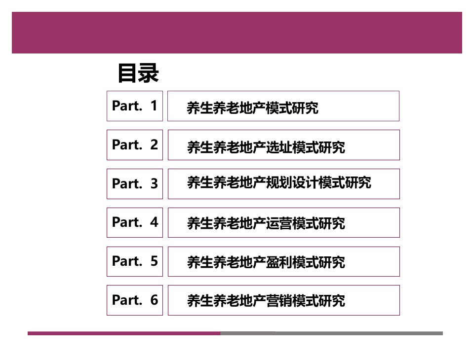 养老养生地产模式经典研究