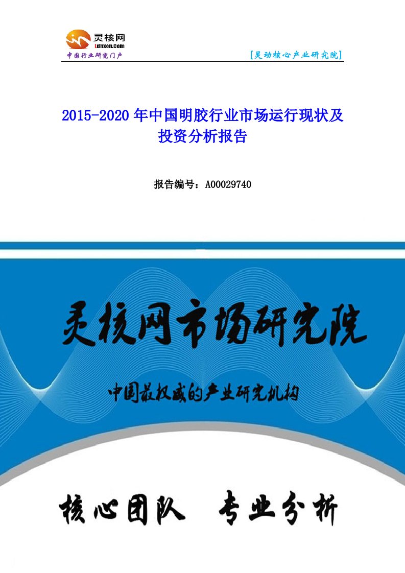 中国明胶行业市场分析和发展趋势研究报告-灵核网