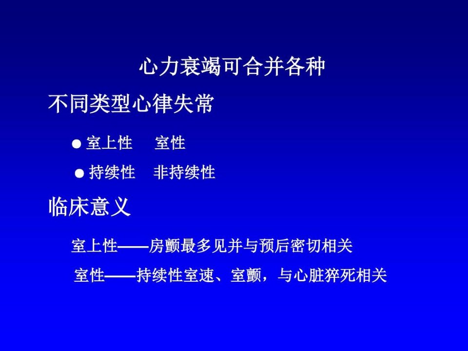 心力衰竭患者的心律失常治疗58页PPT课件