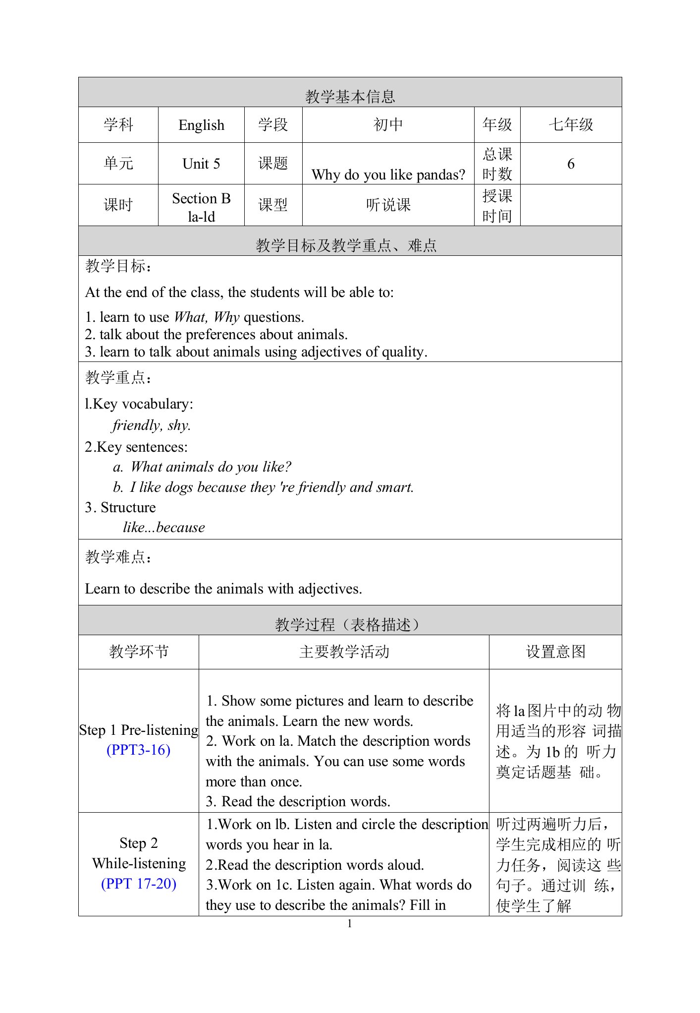 人教版英语七年级下册