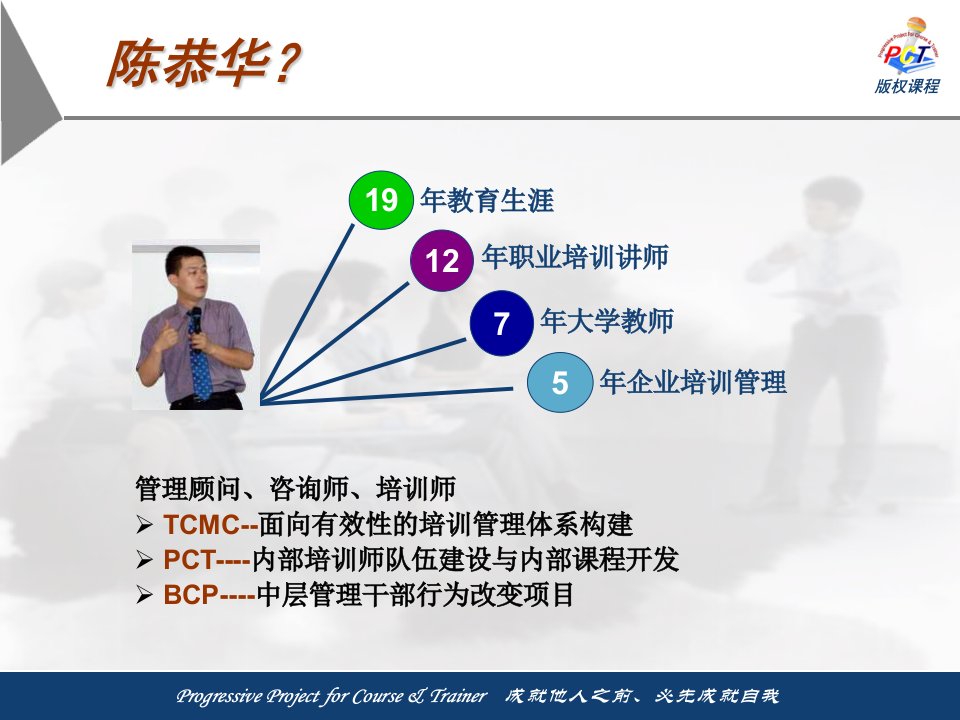 PCT互动课程组织与实施学员手册课件