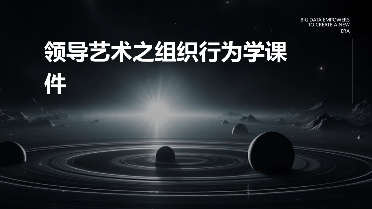 领导艺术之组织行为学课件