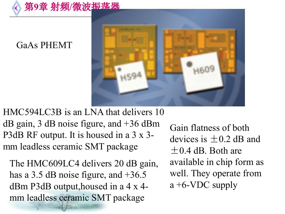 微波电路西电雷振亚老师的课件9章射频微波振荡器