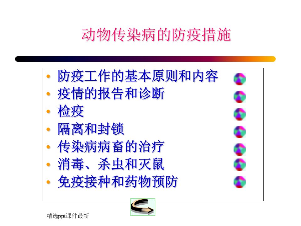 动物传染病的防疫措施PPT课件