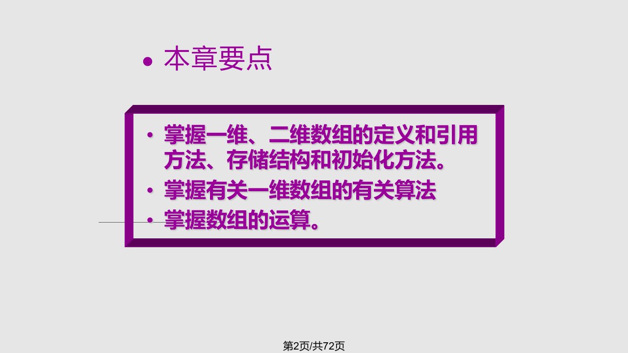 谭浩强C程序设计件数组