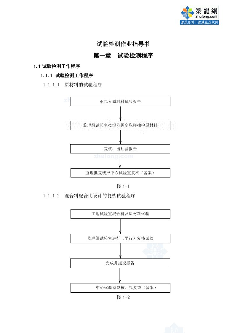 公路工程试验室试验检测作业指导书