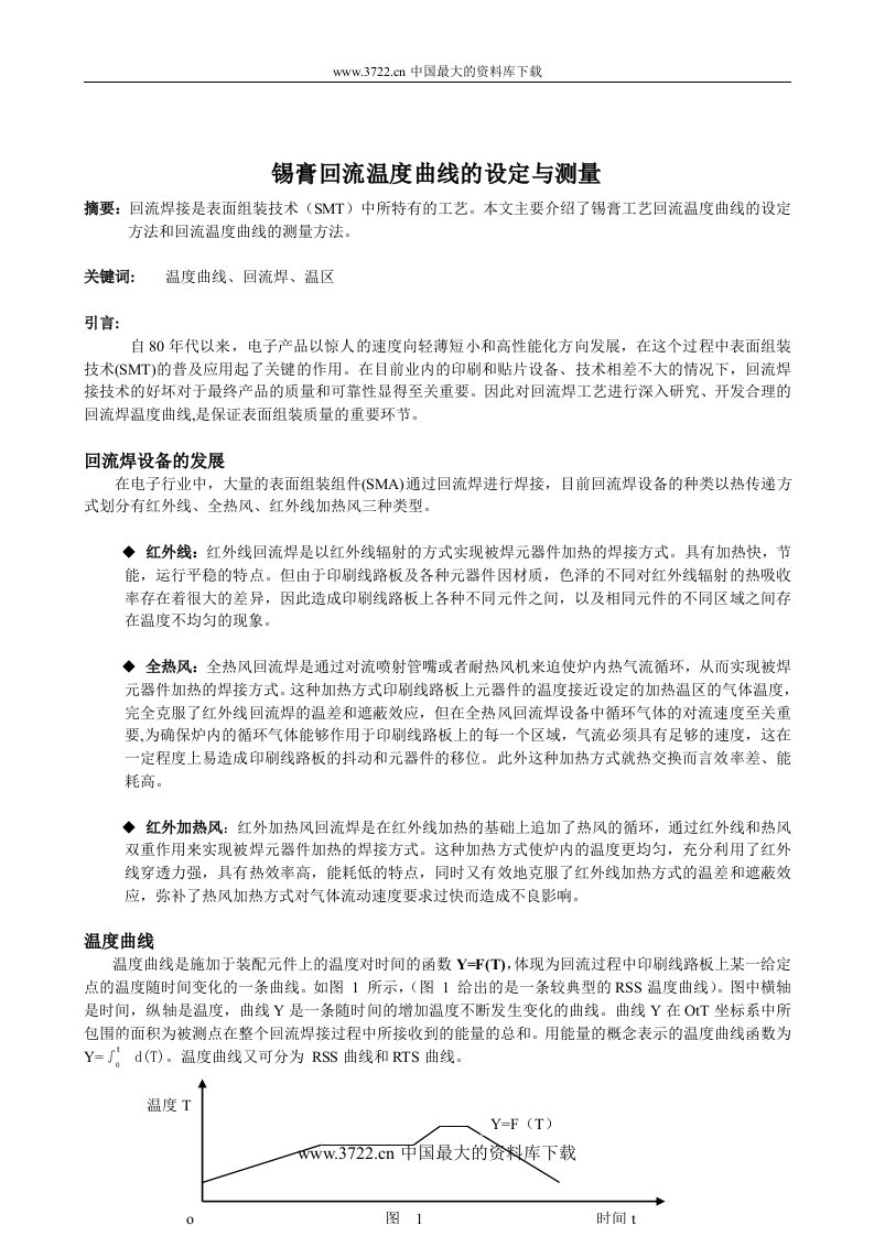 【管理精品】锡膏回流温度曲线的设定与测量(DOC6)