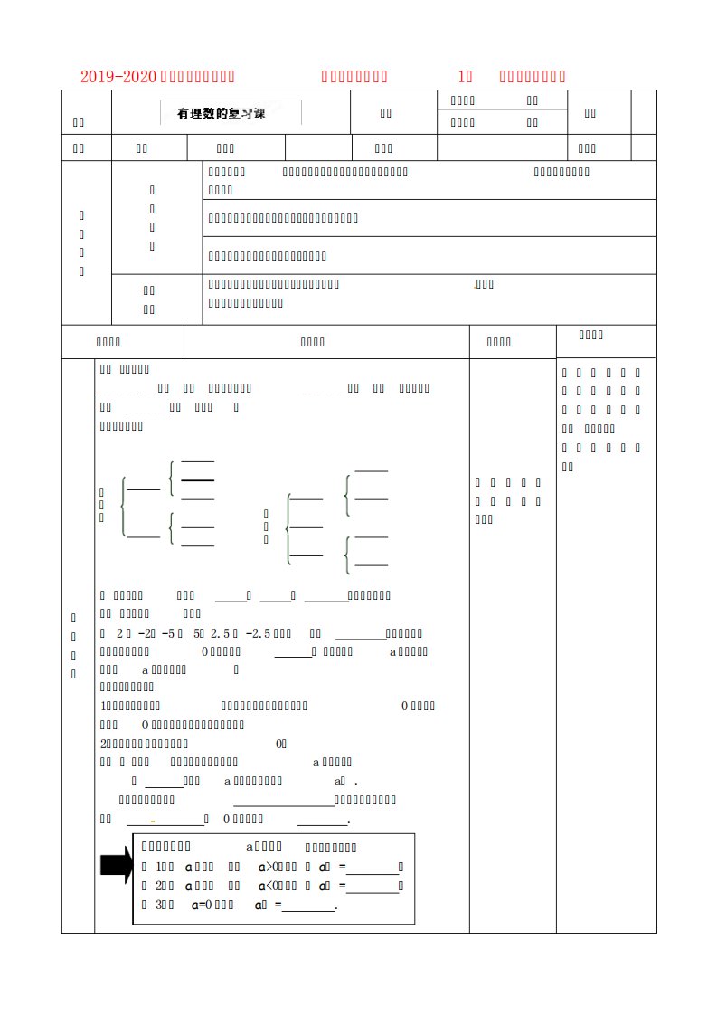 七数学上册