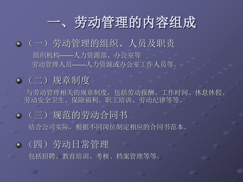 人力资源法律风险和控制实务专题培训课件