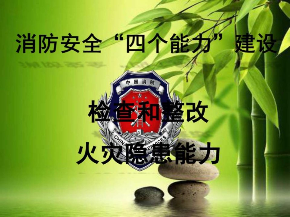 检查和整改火灾隐患的能力.ppt课件