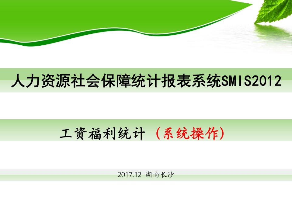 人力资源社会保障统计报表系统smis2012(工资福利报表)使用方法