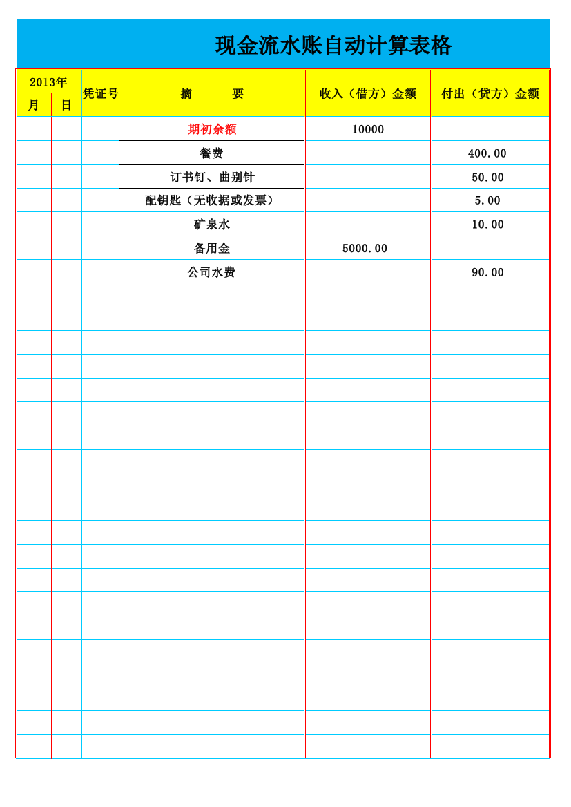 项目数据指标跟踪记录表