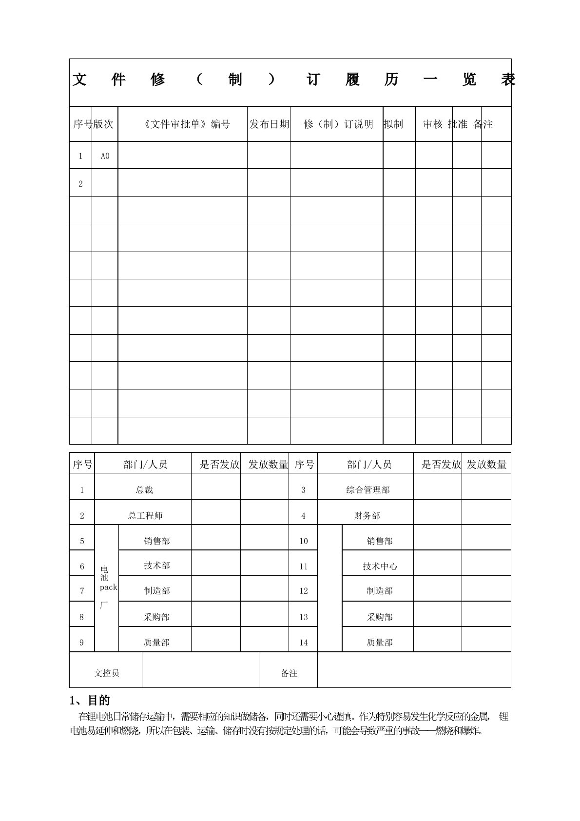 锂电池仓库安全管理规范