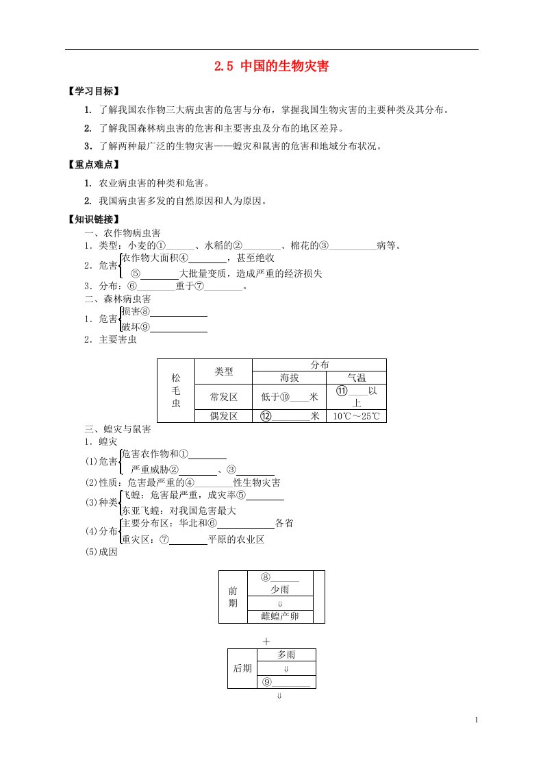 高中地理