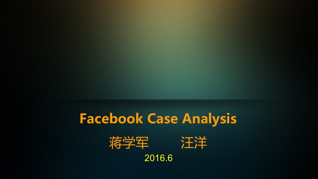 [精选]Facebook营销分析