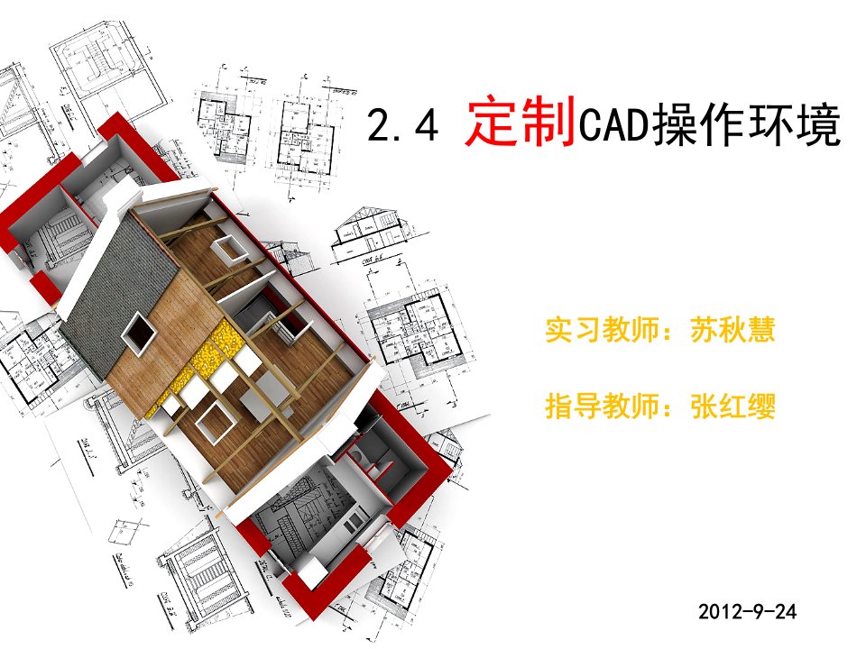 最新定制cad的操作环境PPT课件