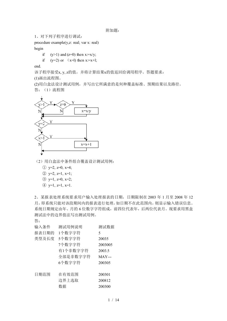 软件工程大题作业