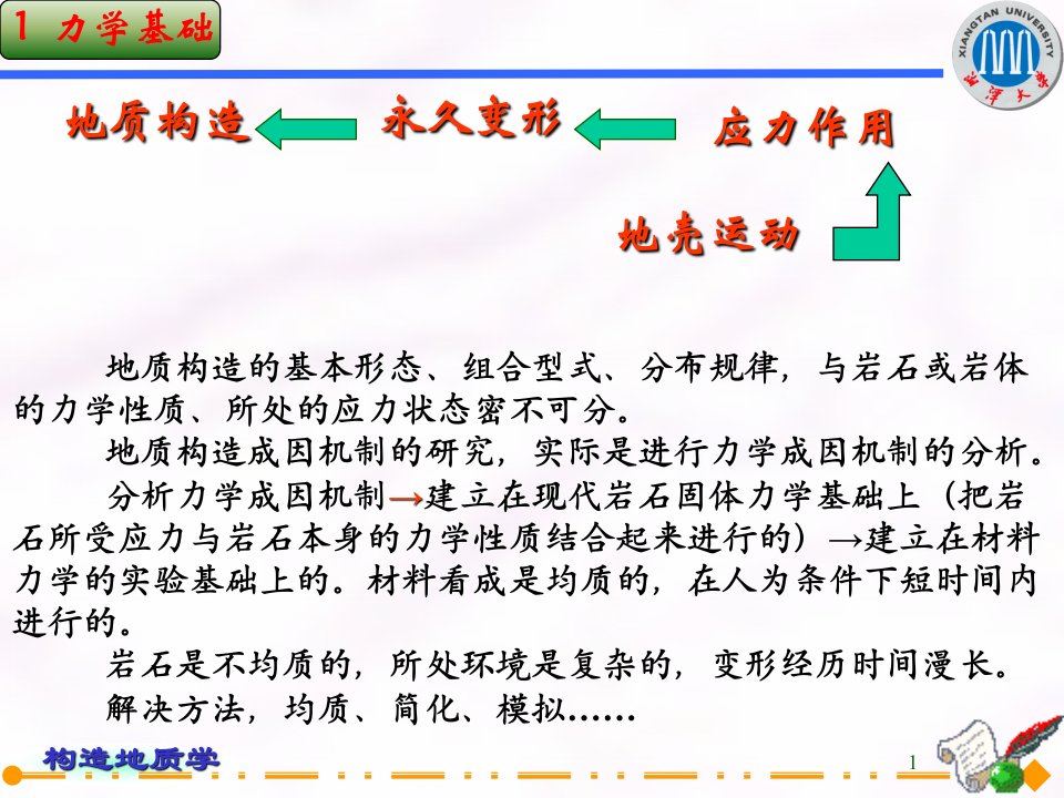 地质构造力学基础