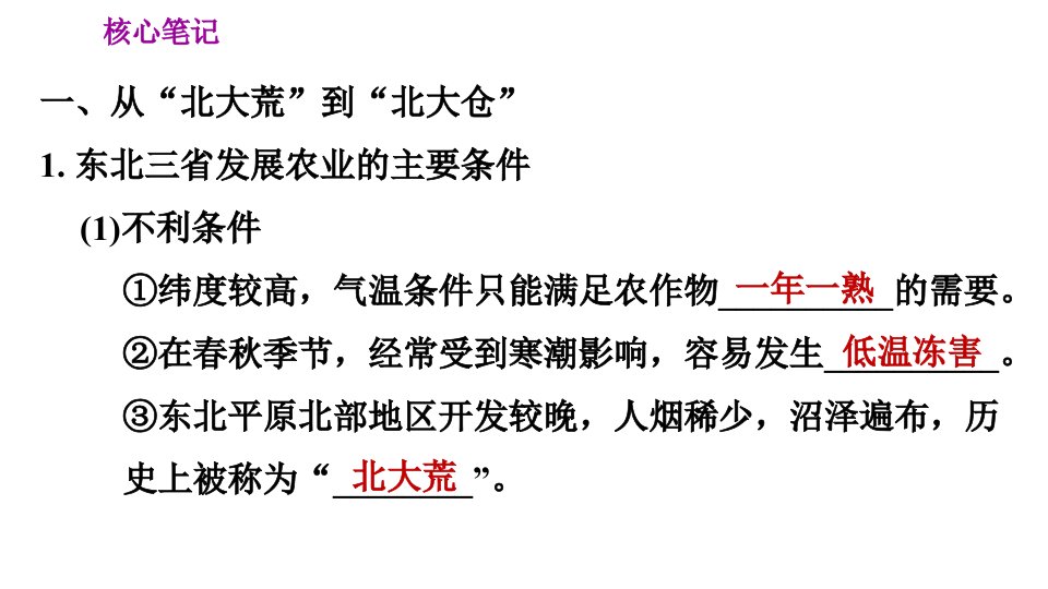 人教版八年级下册地理课件第六章6.2.2从北大荒到北大仓我国最大的重工业基地