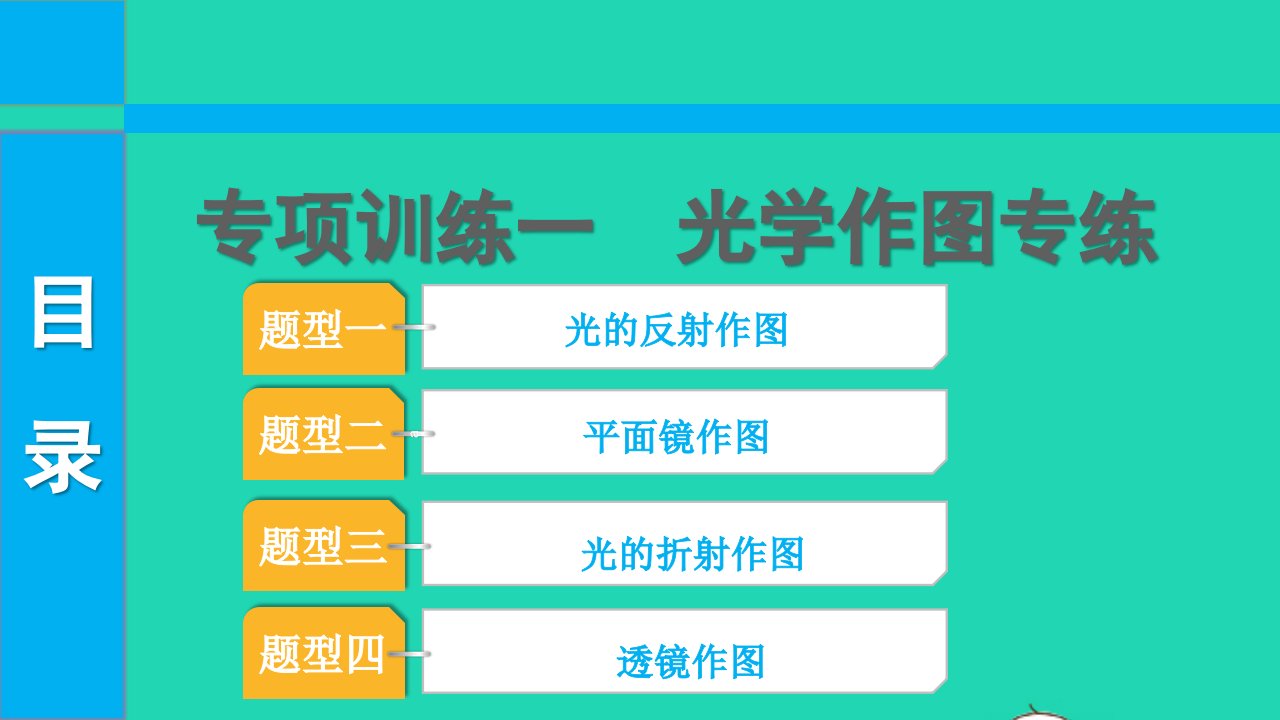 2022中考物理第一部分知识梳理专项训练一课件