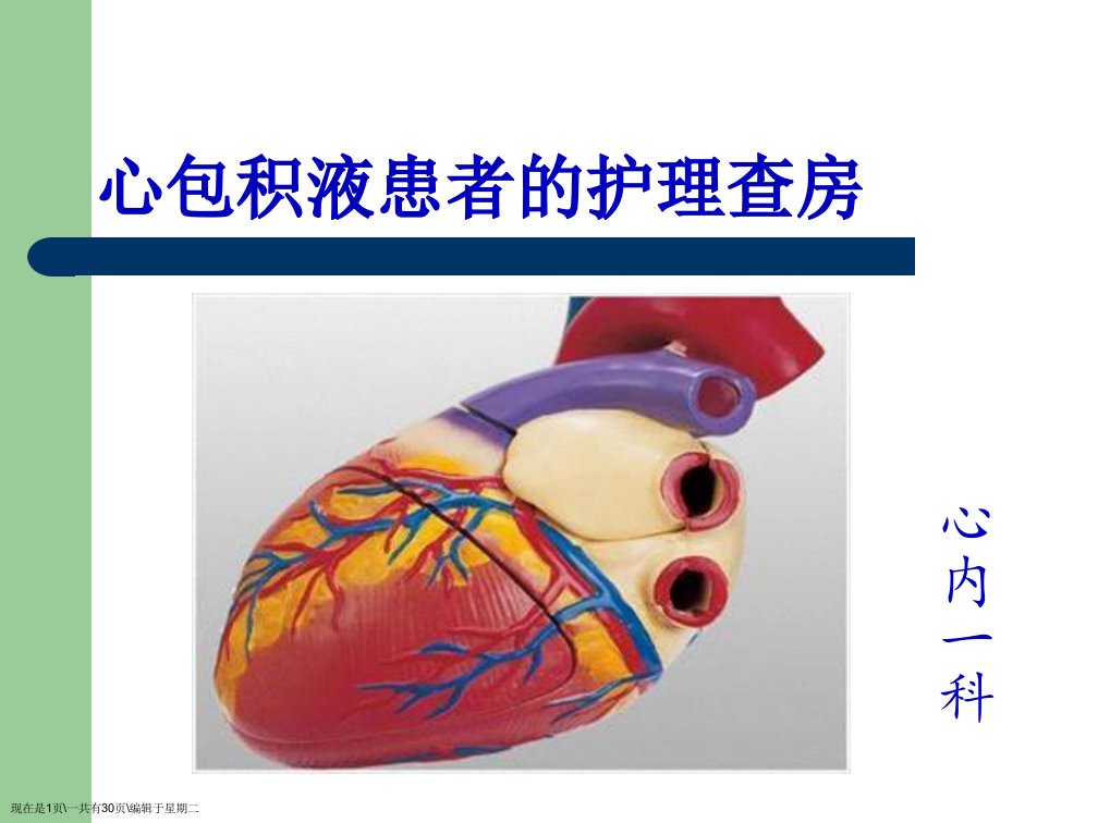 心包积液护理查房