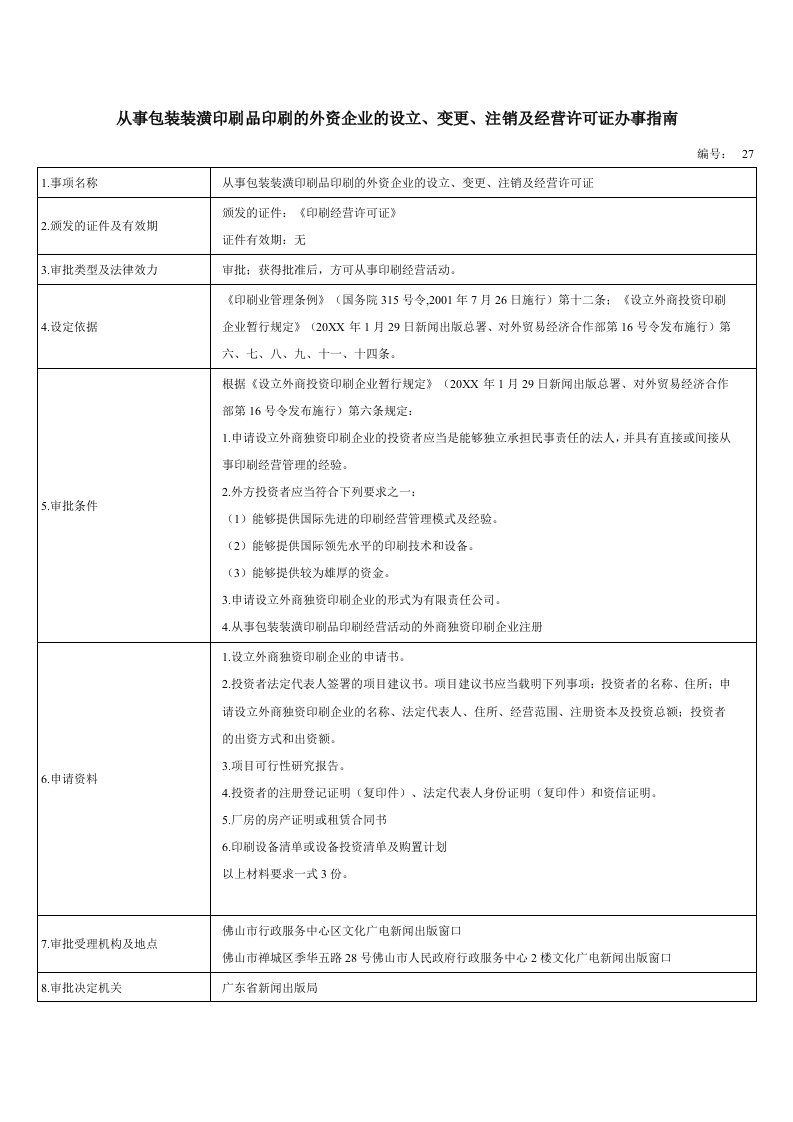 推荐下载-从事包装装潢印刷品印刷的外资企业的设立