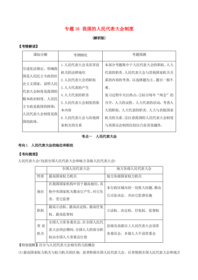 高考政治题典