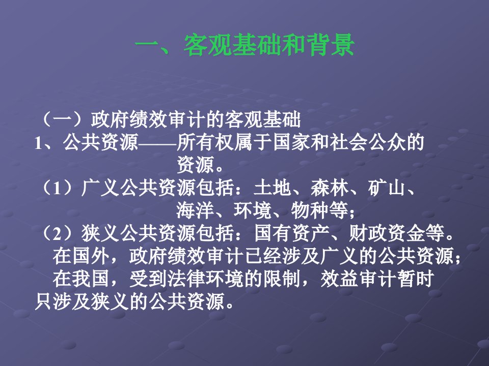 内部审计投资项目效益审计