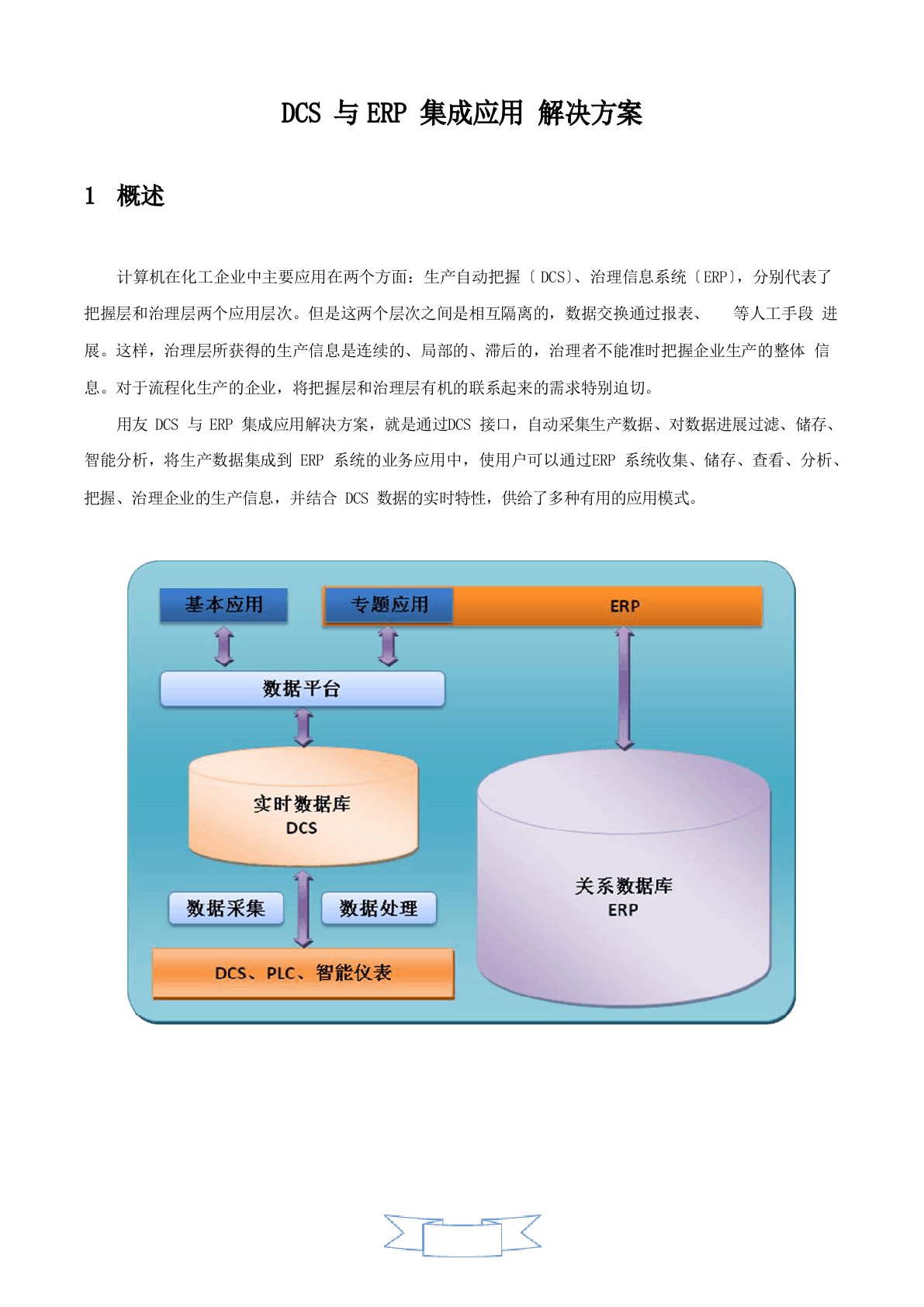 DCS与ERP集成应用解决方案-顾问