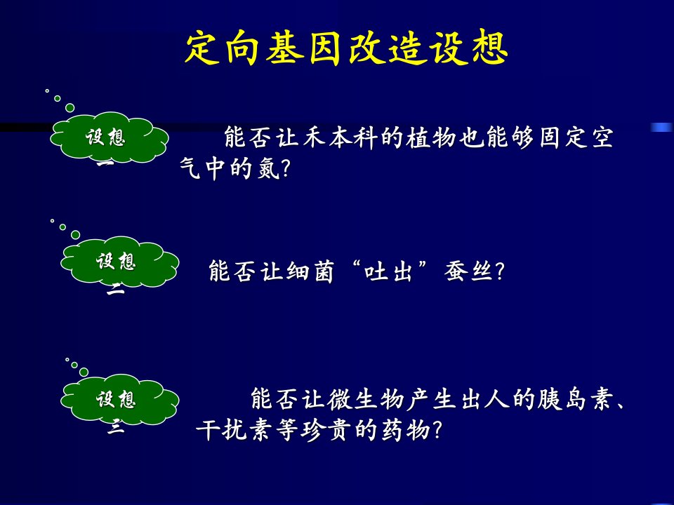 基因工程的简介