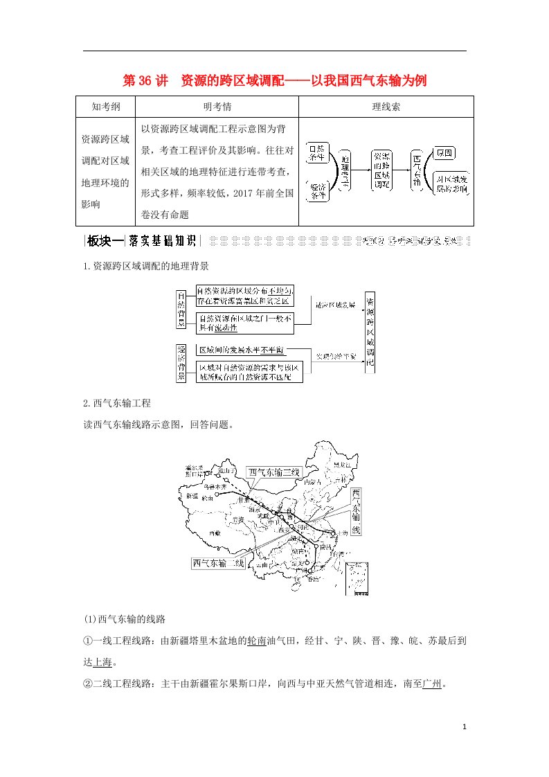 高考地理大一轮复习